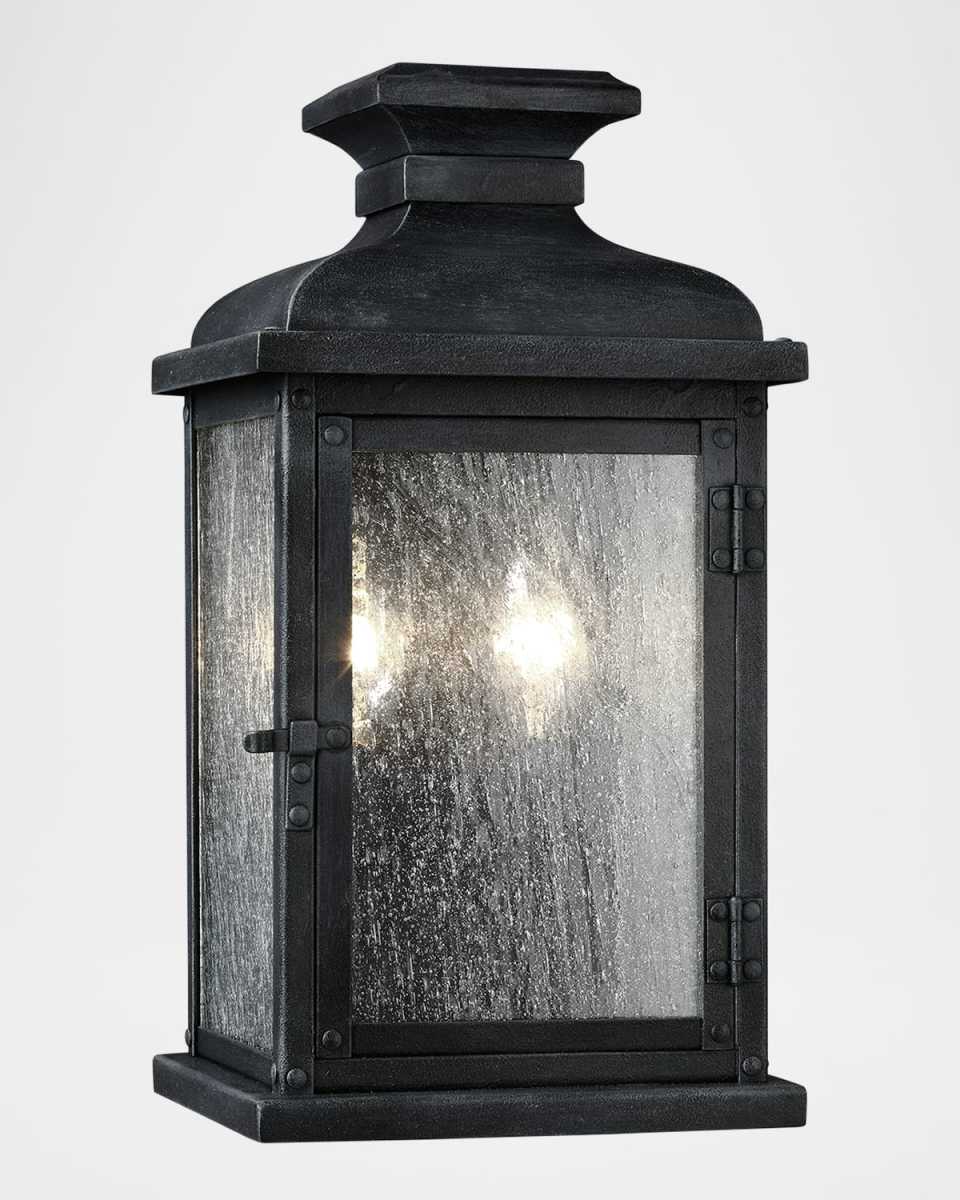 Pediment 2-Light Small Wall Lantern by Sean Lavin